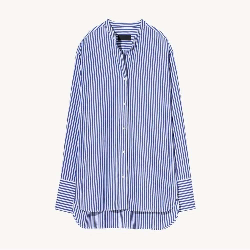 Nili Lotan - Remy Mandarin Oversized Shirt